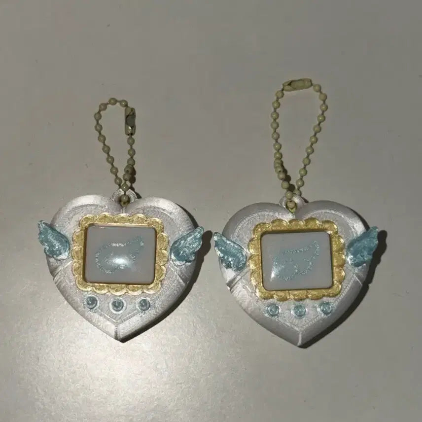 [BUNJANG] Yui Angelcore Clicker Keycap Keyring / 유이 엔젤코어 클릭커 날개 클리커 하트 키캡 키링 청축/ 핑크솔트