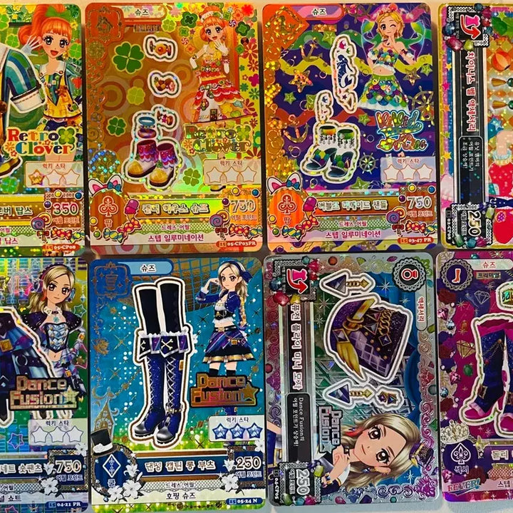 [BUNJANG] Aikatsu! Premium Cards Bundle Set / 아이엠스타 아이카츠 카드 한판 프리미엄 8장 일괄 돌리데빌 바론 희나 린