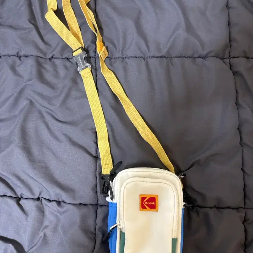 [BUNJANG] Kodak Mini Crossbody Bag Yellow Strap / 코닥 미니 크로스백 옐로우 스트랩