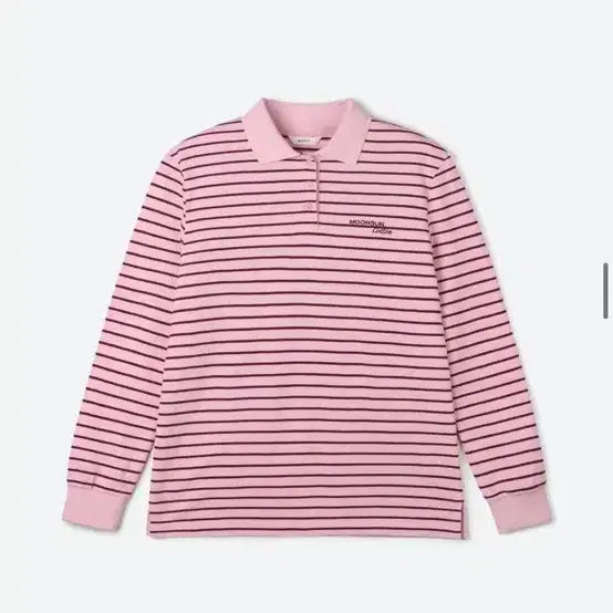 [BUNJANG] Moonseon Pique Polo T-Shirt Pink M / 문선 피케 카라 티셔츠 핑크 M