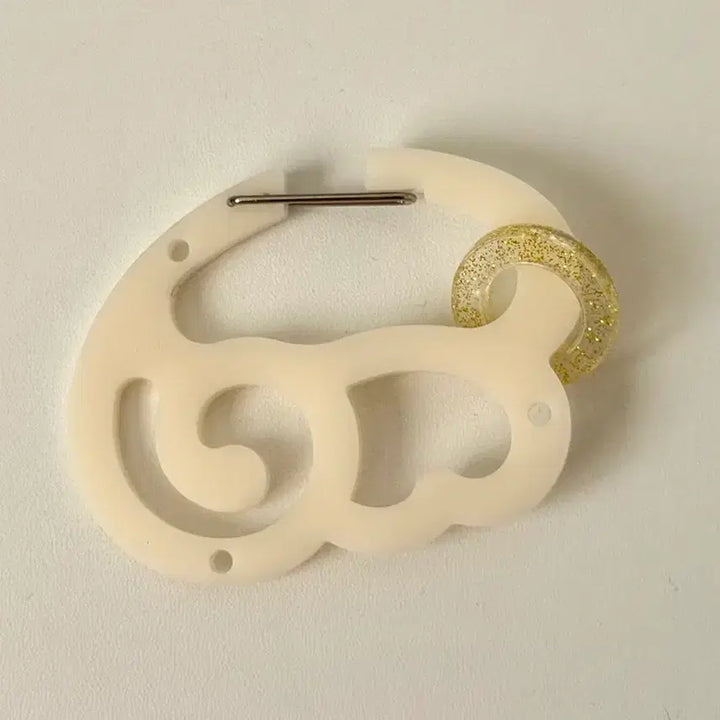 [BUNJANG] Mootot Angel Wing Carabiner Keychain / 무톳님 카라비너 천사 날개 키링
