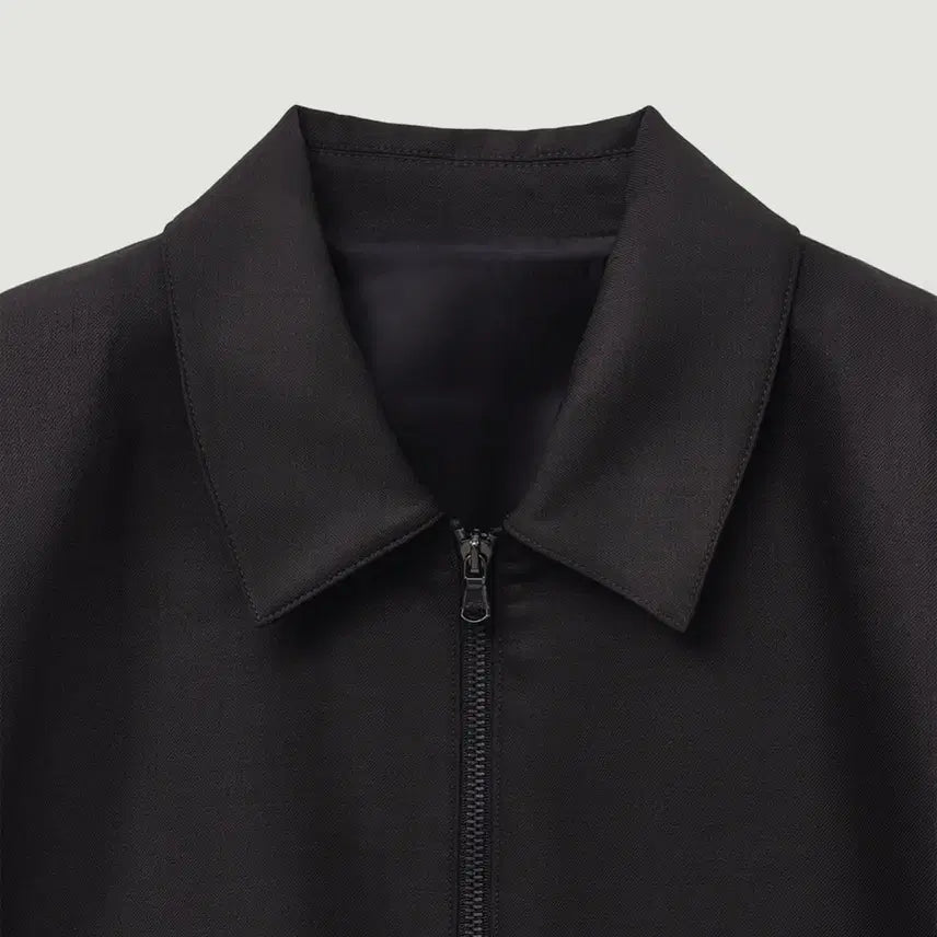 [BUNJANG] Ellude Serenity Wool Blouson Jacket Brown 46 / 엘무드 세레니티 울 블루종 자켓 브라운 46