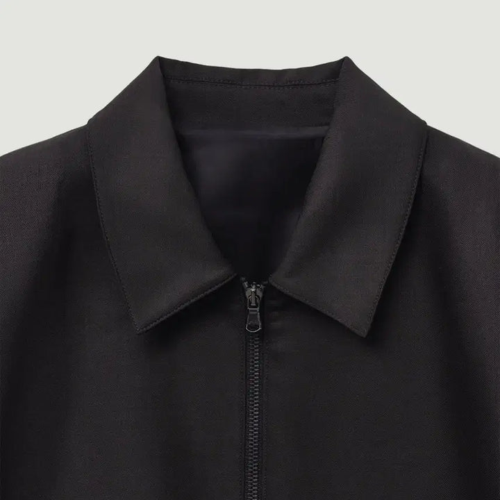 [BUNJANG] Ellude Serenity Wool Blouson Jacket Brown 46 / 엘무드 세레니티 울 블루종 자켓 브라운 46
