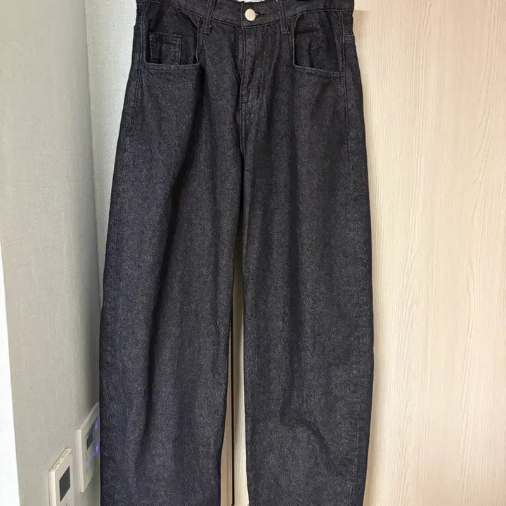 [BUNJANG] Milo Archive Reflect Curved Low Pants Indigo Black / [M] 밀로아카이브 리플렉트 커브드 로우 팬츠 인디고 블랙