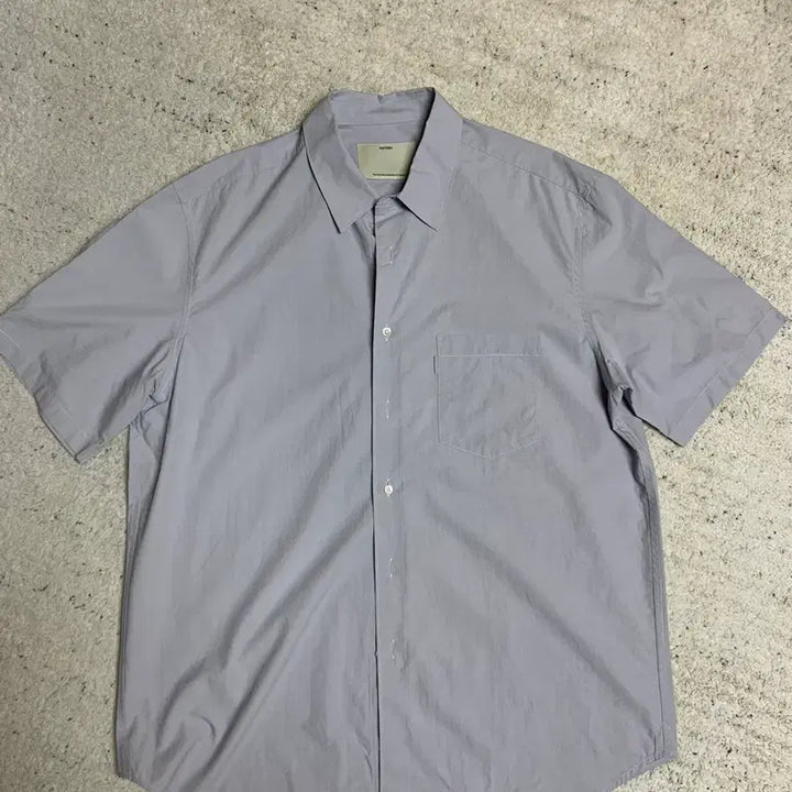 [BUNJANG] Pottery Comfort Half Shirt Silver Size 2 / 포터리 컴포트 하프 셔츠 실버 2사이즈