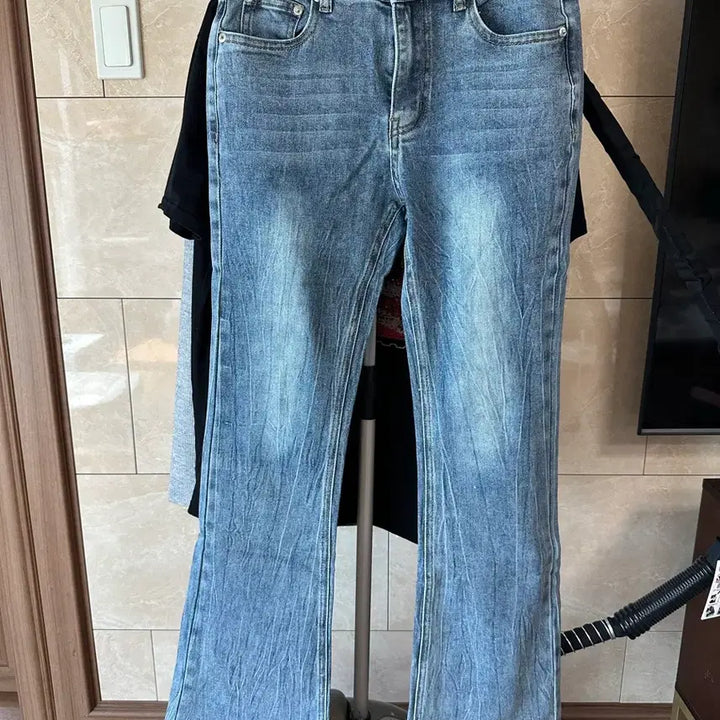 [BUNJANG] Mixxin Bootcut Washed Denim Jeans / 새상품) 시너진 부츠컷 워싱 데님 청바지 부츠컷 데님 청바지