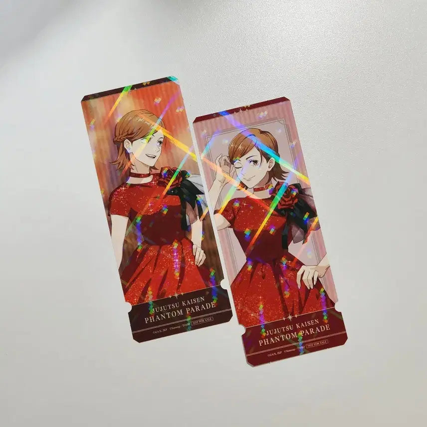 [BUNJANG] Jujutsu Kaisen Nobara Phantom Parade Hologram Ticket Card Bundle Set / [일괄] 주술회전 노바라 팬텀 퍼레이드 팝업 특전 홀로그램 티켓 카드