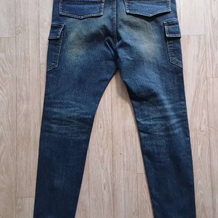 [BUNJANG] Chip Monday Cargo Skinny Fit Denim Jeans / 칩먼데이 카고 데님 스키니핏 32