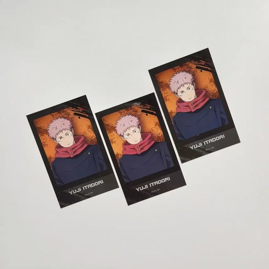 [BUNJANG] Jujutsu Kaisen Yuji Itadori Polaroid Card / [장당] 주술회전 이타도리 유지 주술회전전 애니전시회 폴라로이드 카드