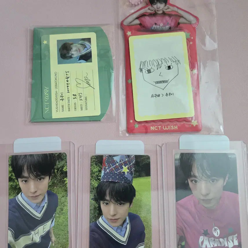[BUNJANG] NCT WISH YUSHI DICON Magazine B Photocard Holder Bundle Set / 일괄) 엔시티위시 유우시 디아이콘 잡지 B 포카 홀더 팝니다.