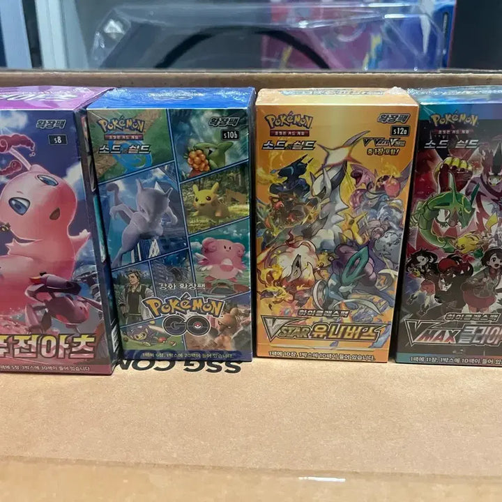 [BUNJANG] Pokemon Fusion Arts, Pokemon GO, VSTAR Universe, VMAX Climax Booster Boxes / 포켓몬카드 퓨전아츠, 포켓몬고, 유니버스, 클라이맥스 판매