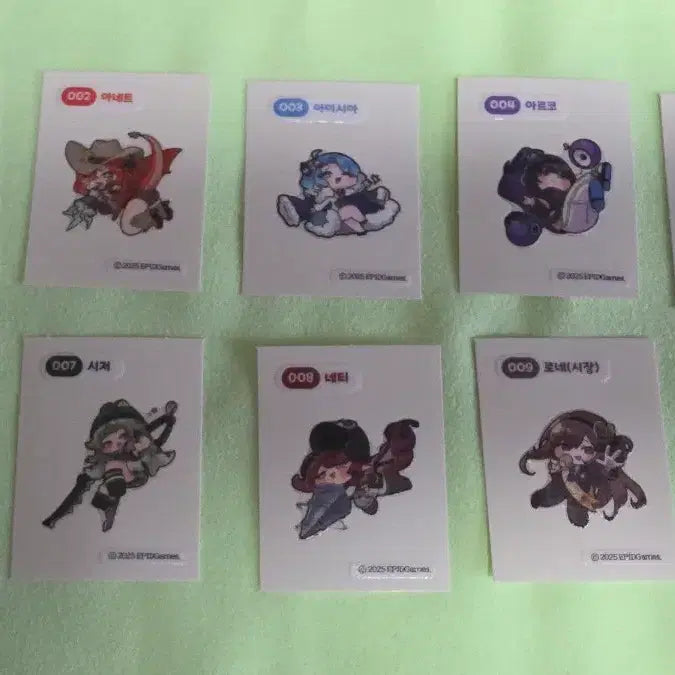 [BUNJANG] Trickster M Full Set Stickers / 트릭컬 띠부씰 풀셋 팝니다.