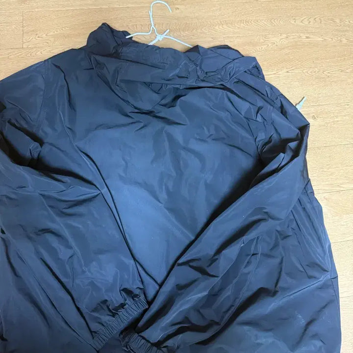 [BUNJANG] Nike Black Windbreaker Hoodie / 나이키 블랙 바람막이