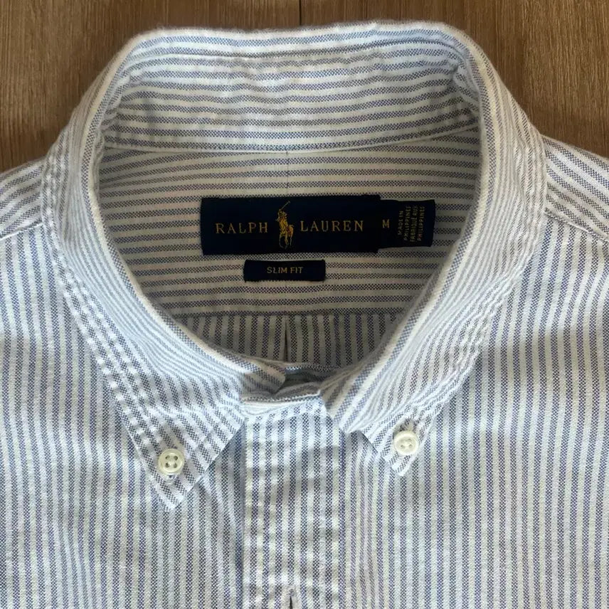 [BUNJANG] Polo Ralph Lauren Striped Oxford Shirt (M) / 폴로 랄프로렌 스트라이프 셔츠 m