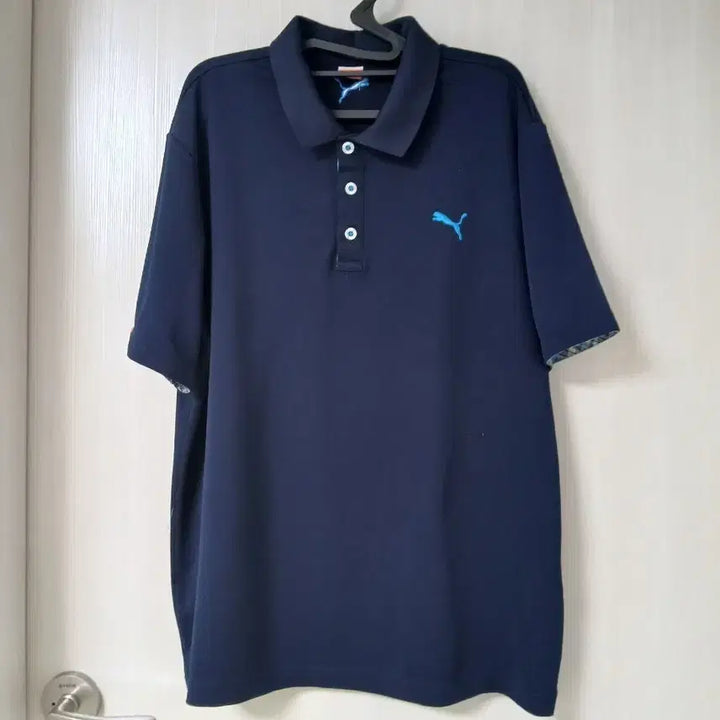 [BUNJANG] Puma Navy Short Sleeve Polo T-Shirt / 푸마 네이비 반팔 카라티