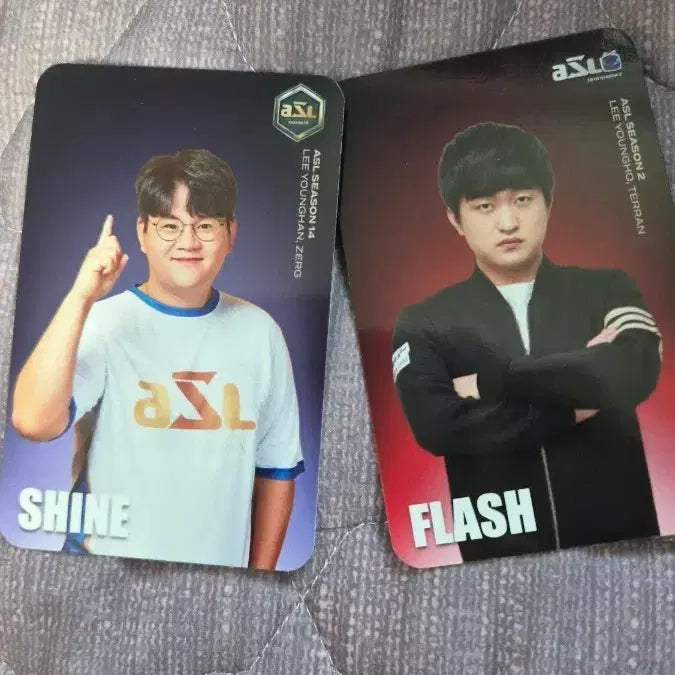 [BUNJANG] ASL Starcraft Lee Young-han Lee Young-ho Photocard Set / ASL 스타크래프트 Shine Flash 이영한 이영호 선수 포토카드