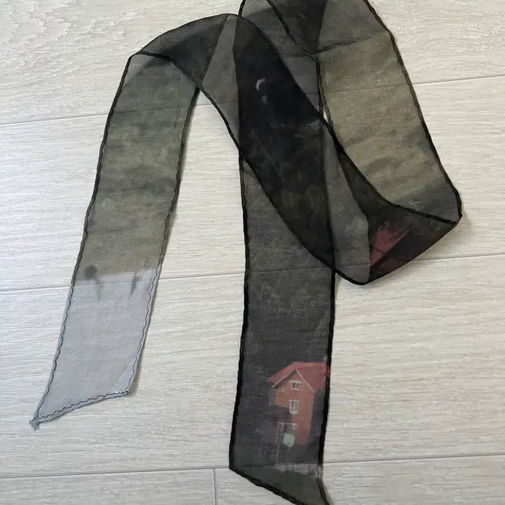 [BUNJANG] Lightweight Summer Scarf with Unique Print / 여름용 스카프