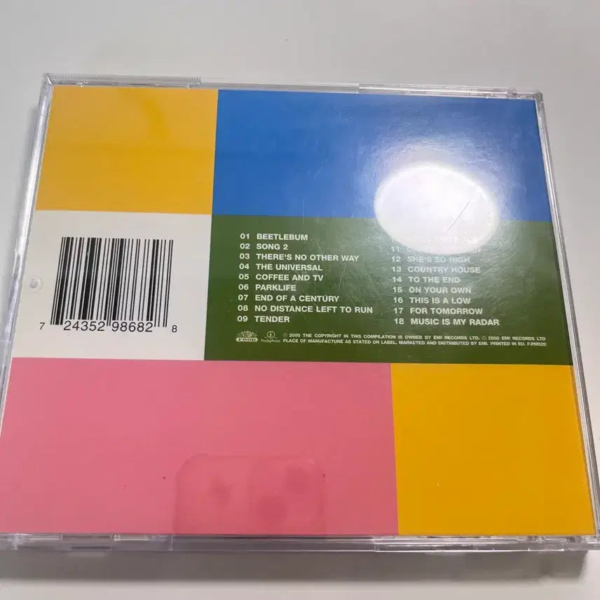[BUNJANG] Blur The Best Of Compilation CD Album / 블러 밴드 the best of 컴필레이션 cd 앨범 판매