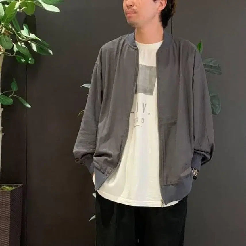 [BUNJANG] Nest Robe Contact Cotton Silk Nep Serge Light Bomber / 네스트로브컨팩트 코튼 실크 넵 서지 라이트 봄버