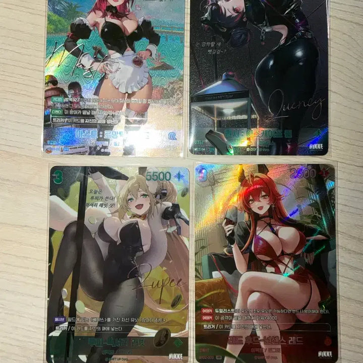 [BUNJANG] Nibel Arena NIKKE SPR Card Bundle Set / 니벨아레나 니케 4장 일괄 SPR 4장