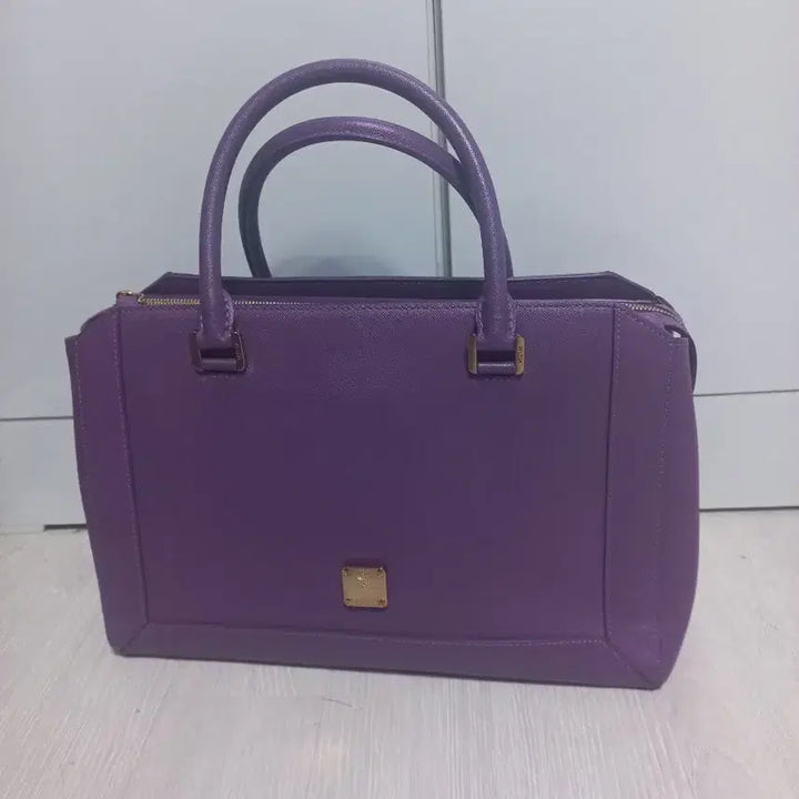 [BUNJANG] MCM Nuovole Large Tote Bag Purple / MCM 누오보엘 라지 토트백. 퍼플.