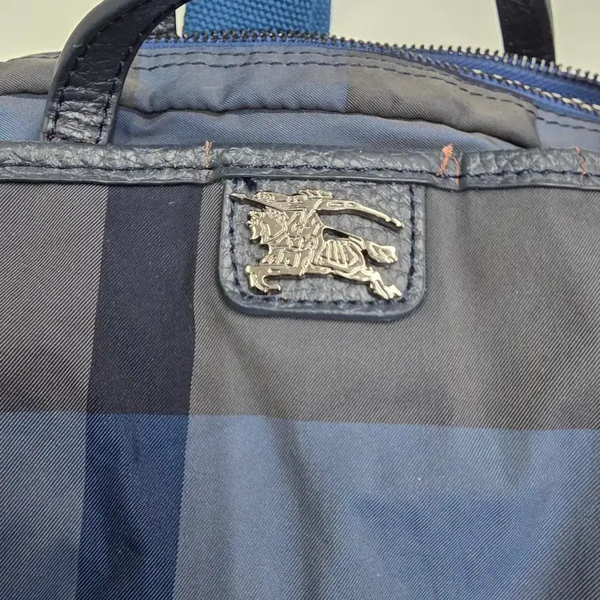 [BUNJANG] Burberry Blue Check Tote Bag / Shoulder Bag / 버버리 블루 체크 토트백 겸 숄더백
