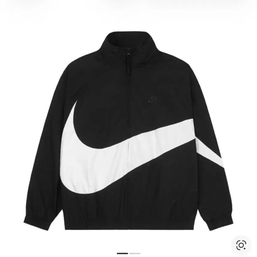 [BUNJANG] Nike NSW Big Swoosh Woven Jacket Black / 나이키 NSW 빅 스우시 우븐 자켓 블랙