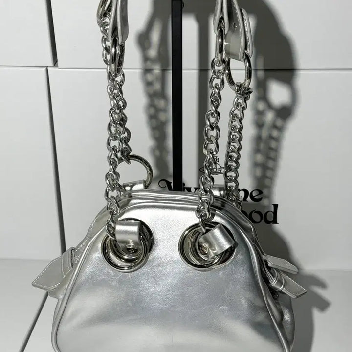 [BUNJANG] Vivienne Westwood Silver Chain Clutch Shoulder Bag / 비비안웨스트우드 클러치백 숄더백 실버 은장 체인