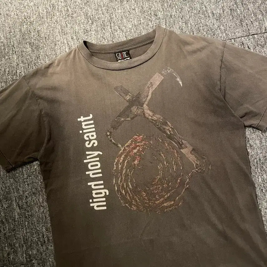[BUNJANG] Saint Michael NIN Nine Inch Nails T-Shirt / 세인트미카엘 NIN 나인인치네일스 반팔 [L]