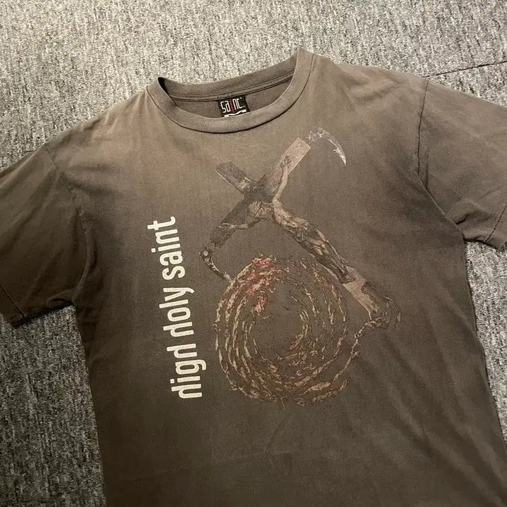 [BUNJANG] Saint Michael NIN Nine Inch Nails T-Shirt / 세인트미카엘 NIN 나인인치네일스 반팔 [L]
