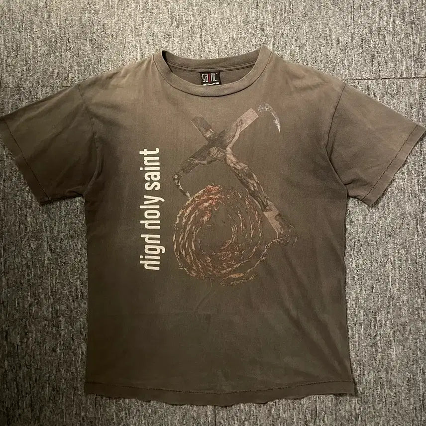 [BUNJANG] Saint Michael NIN Nine Inch Nails T-Shirt / 세인트미카엘 NIN 나인인치네일스 반팔 [L]