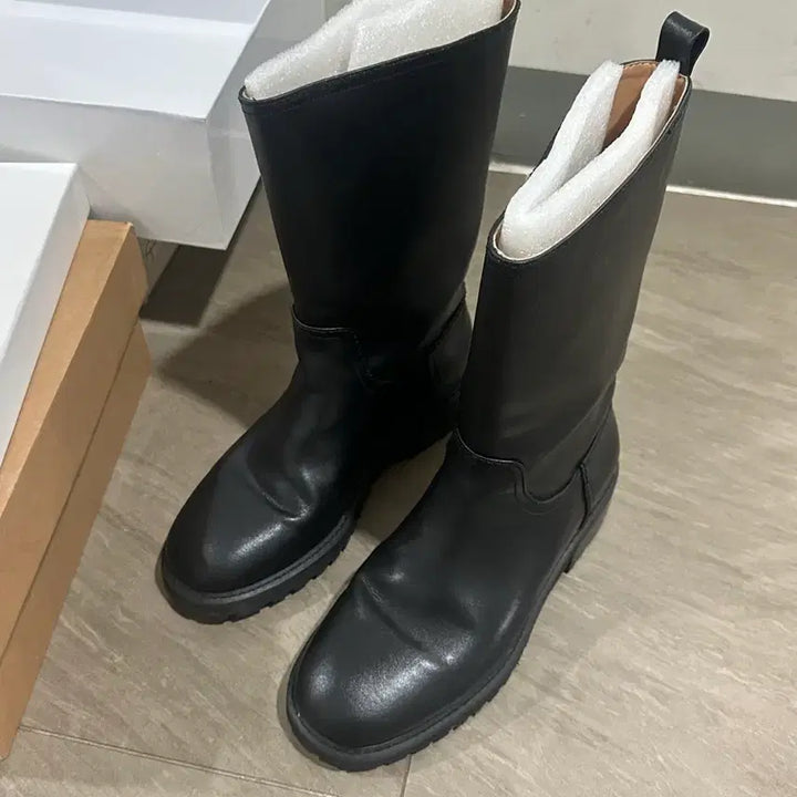 [BUNJANG] Eiffel Classic M2825 Black Mid Boots 250 / 에펠클래식 m2825 블랙 미드 부츠 250