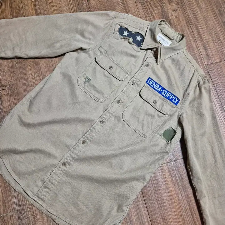 [BUNJANG] Polo Ralph Lauren Dispatch Star-Spangled Banner Denim Shirt / (95) 폴로랄프로렌 디스패치 성조기 데님셔츠