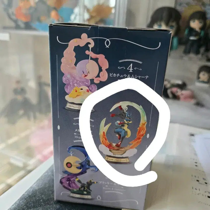 [BUNJANG] Pokemon Mega Lucario Rement Swing Vignette Collection Vol. 4 / 메가루카리오 포켓몬 리멘트 스윙 비네트 컬렉션 4