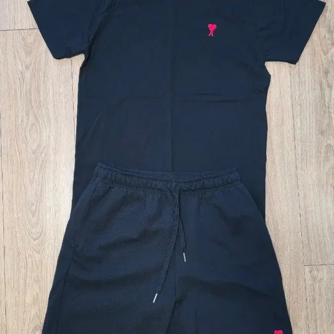 [BUNJANG] ARMY Short Sleeve T-Shirt and Shorts Set / 아미반팔반바지세트