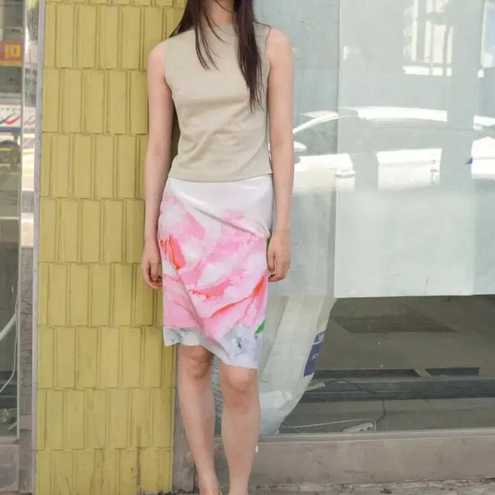 [BUNJANG] Nuannu Rose Skirt / 누아누 로즈 스커트 (새상품)