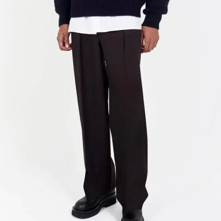 [BUNJANG] Label Archive Relaxed Fit Pants (Brown, Women&