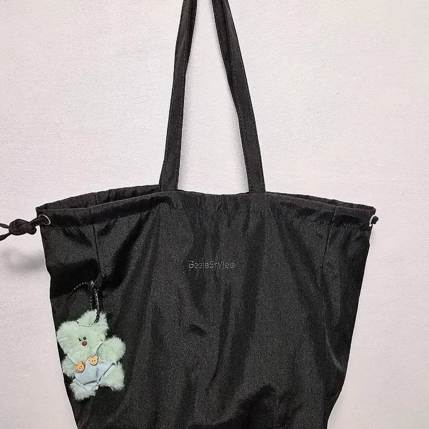 [BUNJANG] Eco Bag Shoulder Bag Gym Bag Tote Bag with Keyring / 무료배송 에코백 숄더백 짐가방 운동가방 가방 키링