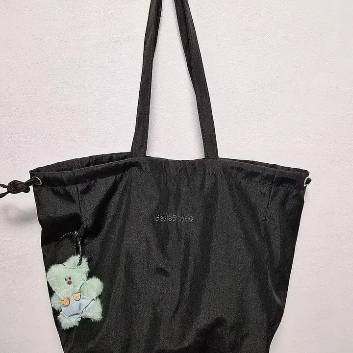 [BUNJANG] Eco Bag Shoulder Bag Gym Bag Tote Bag with Keyring / 무료배송 에코백 숄더백 짐가방 운동가방 가방 키링