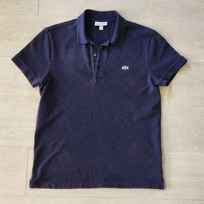 [BUNJANG] Lacoste Short Sleeve Polo Shirt Navy / 라코스테 반팔 카라티 네이비 폴로 PK티