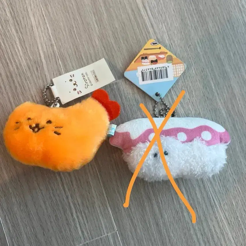 [BUNJANG] Shirotan Shrimp Tempura Plush &amp; Sushi Plush Set Japanese Vintage / 시로탄 새우튀김 인형 과 초밥 인형 세트 일본 빈티지 인형
