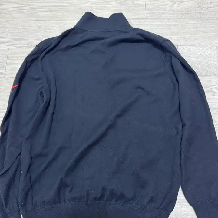 [BUNJANG] Ganci Ulens Cotton Long Sleeve Collar Knit Black XL / [XL]건지울른스 코튼긴팔 카라니트