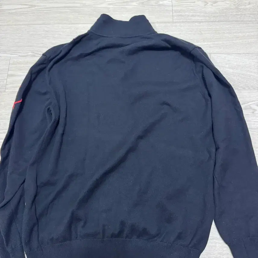 [BUNJANG] Ganci Ulens Cotton Long Sleeve Collar Knit Black XL / [XL]건지울른스 코튼긴팔 카라니트