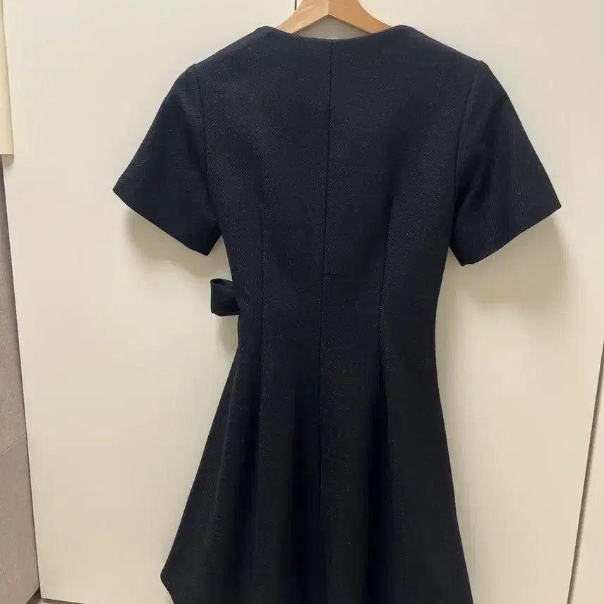 [BUNJANG] COS Black Ribbon Tie Mini Dress / COS 블랙 리본 매듭 원피스