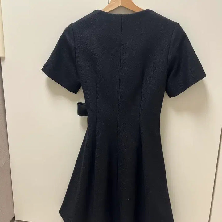 [BUNJANG] COS Black Ribbon Tie Mini Dress / COS 블랙 리본 매듭 원피스