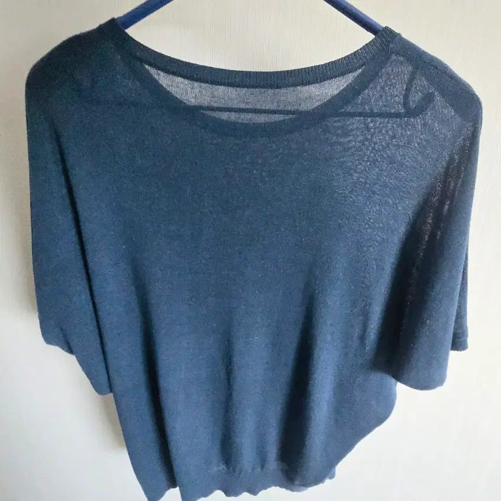 [BUNJANG] Batwing Sleeve Sheer Short-Sleeve T-Shirt / 가오리핏 시스루 반팔