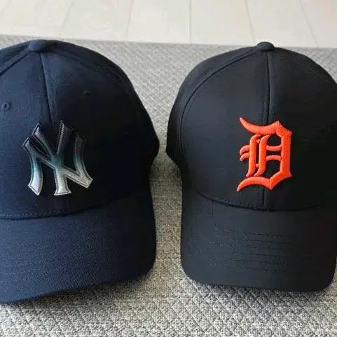 [BUNJANG] MLB New York Yankees &amp; Detroit Tigers Navy &amp; Cool Material Cap (Size 59) / MLB모자(59,본문참조)