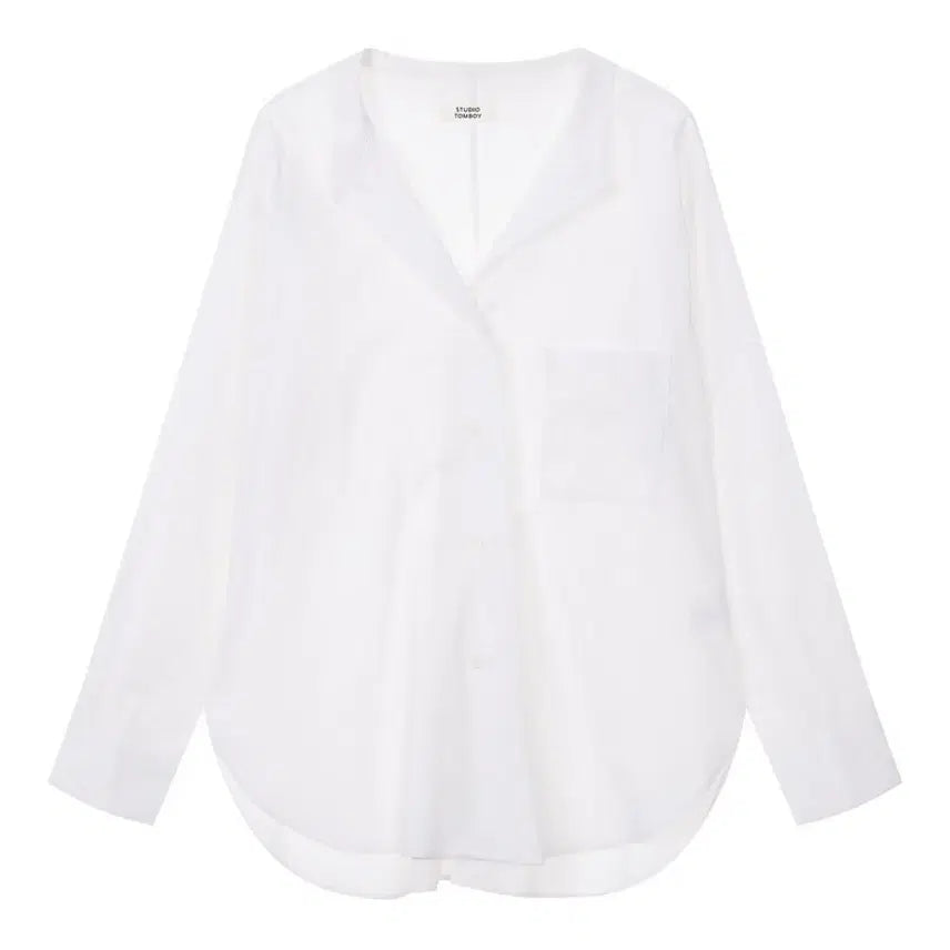 [BUNJANG] Studio Tomboy Cotton Blouse / 스튜디오 톰보이 셔츠 블라우스