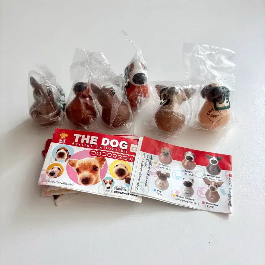 [BUNJANG] The Dog Otutugi Gashapon Set / 더독 더도그 오뚝이 가샤폰 고전 가챠