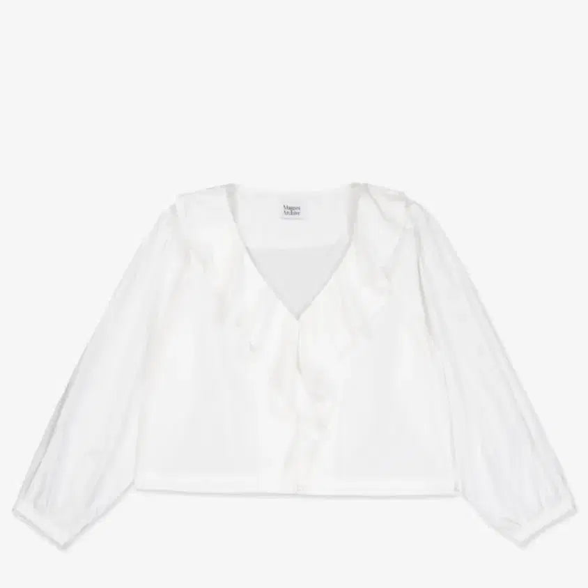 [BUNJANG] Magnet Archive Ruffle Lace Blouse / Magnet Archive - Ruffle Lace Blouse